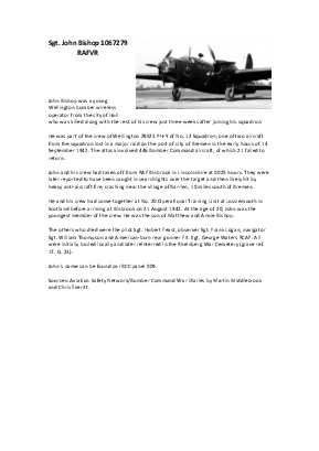 A preview of a PDF biography for Bishop, John